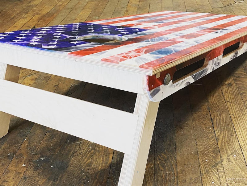 American Flag Cornhole Board