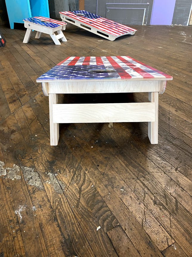 American Flag Cornhole Board