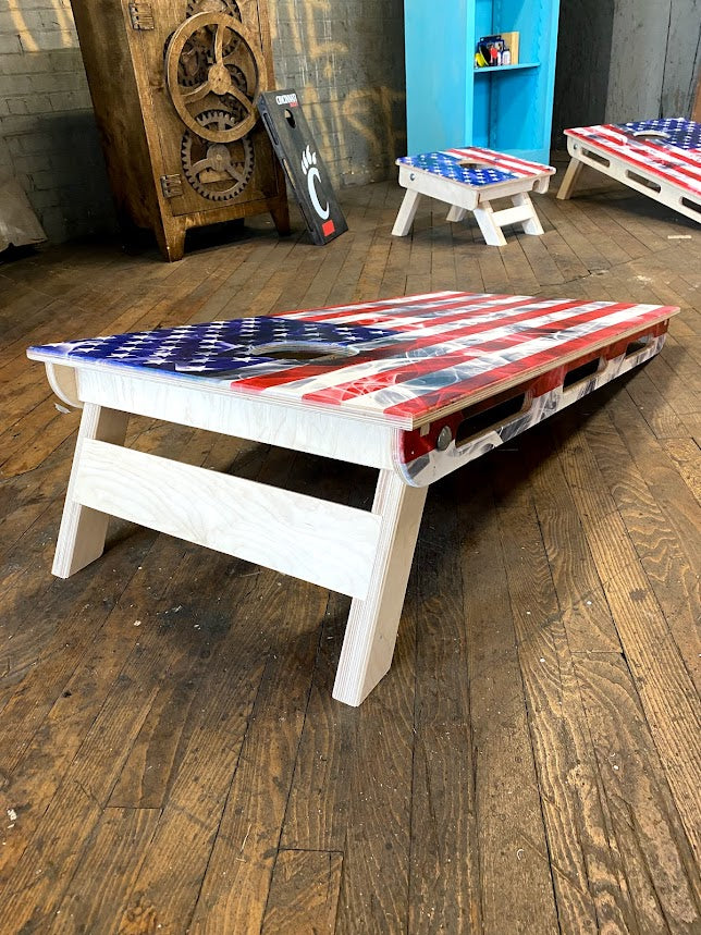 American Flag Cornhole Board